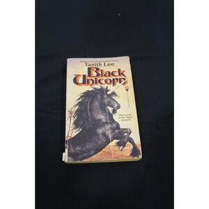 Black Unicorn by Tanith Lee Paperback Fantasy Novel 1993